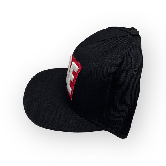 Deadstock: new UNIF x Bad Acid 𖤐 Lie Snapback Embroidered Y2K 90’s Cap 𖤐 Black - Picture 10 of 16